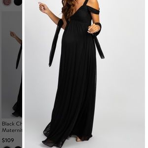 Pink Blush Maternity Gown